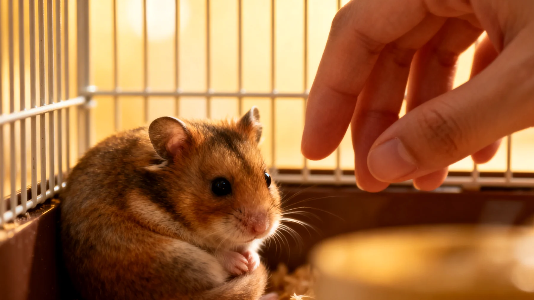 Hamster zeigen in den ersten Lebenswochen oft Schwierigkeiten, sich an menschliche Berührungen zu gewöhnen, was zu Beißen und Angstverhalten führen kann, wenn die Eingewöhnung nicht behutsam erfolgt"